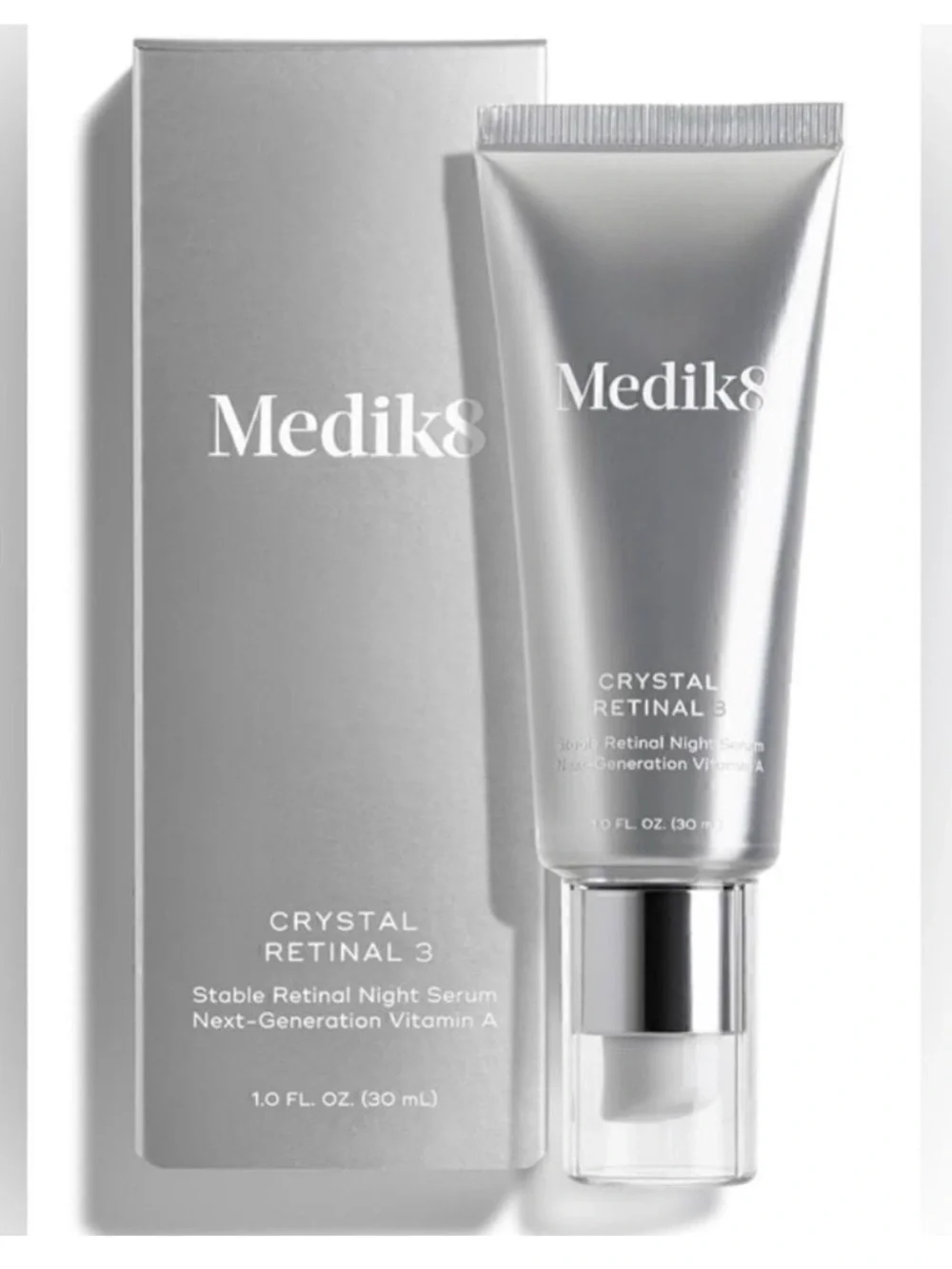 MEDIK8 Crystal Retinal Strength 3 Stable Retinal Night Serum Full Size 1 oz NIB
